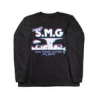 SAUNA JUNKIES | サウナジャンキーズのS.M.G/サウナ・水風呂・外気浴（トランスカラー/黒） Long Sleeve T-Shirt