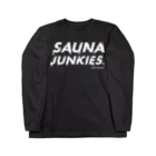SAUNA JUNKIES | サウナジャンキーズのメルティー・ロゴ ロングスリーブTシャツ