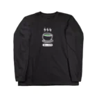 リュウラクドウの濃－いお茶（白バージョン） Long Sleeve T-Shirt