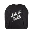 9bdesignのLet it Roll 巻寿司（裏巻き） Long Sleeve T-Shirt