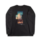 池上幸輝 Koki Ikegamiの『小さな踏切』②（黒） Long Sleeve T-Shirt