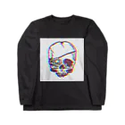 yuyuのBroken Skull ロングスリーブTシャツ