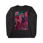 KIKI DOURAKUのGLITCH-武者UKIYOE ロングスリーブTシャツ