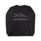 MUSEA（ミューゼア）の【黒・濃色】サメパーカー Long Sleeve T-Shirt