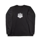 sengokuartの豊臣秀吉 家紋 桐紋（五七の桐） 白 Long Sleeve T-Shirt