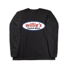 willie's Custom Brass@SUZURIの　willie's 公式ロゴアイテムズ Long Sleeve T-Shirt