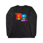 ichiyac designのコーギーアート ロングスリーブTシャツ