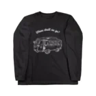 ブルーカメラのシンプルTシャツ屋のワーゲンバスでどこ行く？Tシャツ Long Sleeve T-Shirt