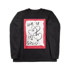 LUNARHOLIC STOREの偽諺～壱～「ラヴイズグラインド」(赤縁) Long Sleeve T-Shirt