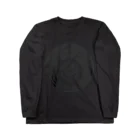 Ａ’ｚｗｏｒｋＳの熨斗輪に髑髏 薄墨（オリジナル家紋シリーズ） Long Sleeve T-Shirt