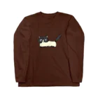 おもち屋さんの白黒ねこのうめ吉 Long Sleeve T-Shirt