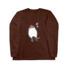 toripippi00の粗相した文鳥 Long Sleeve T-Shirt