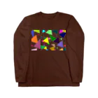 でおきしりぼ子の実験室のTrianglez_ｗ Long Sleeve T-Shirt