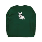 ブヒーズのSNUB NOSE DOGS※フレンチブルドッグ※ Long Sleeve T-Shirt :back