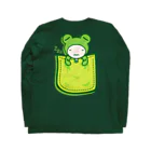 AURA_HYSTERICAのFrog_in_the_Pocket ロングスリーブTシャツの裏面