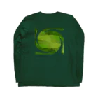 水草の藻１ ロングスリーブTシャツの裏面