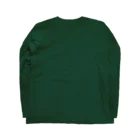 富加見ジウのフクガラ(green×blue) ロングスリーブTシャツの裏面