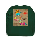 kayanoko worksの可愛い〜猫ちゃん（バックプリント） Long Sleeve T-Shirt :back