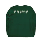 しまのなかまfromIRIOMOTEの西表島の白い花（11種）両面 Long Sleeve T-Shirt :back