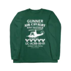 BeachBunnyのヘリ急襲部隊のねこ ロングスリーブTシャツ