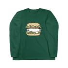 ぴすぴすのアザラシバーガー Long Sleeve T-Shirt