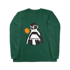 nagisa-ya(なぎさや) ペンギン雑貨のフンボルトペンギンのぬいぐるみ ロングスリーブTシャツ
