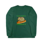 botsu【デフォルメ動物イラスト屋】のウォンバットのパン屋さん2 Long Sleeve T-Shirt