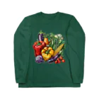 MistyStarkの野菜生活　#001 Long Sleeve T-Shirt