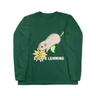 Lichtmuhleのステップレミングと一輪の花 Long Sleeve T-Shirt