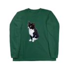 角田のねこたん背景なし Long Sleeve T-Shirt