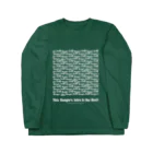 音楽酒場 ブギのモノグラム白プリ Long Sleeve T-Shirt