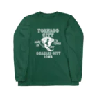 Bunny Robber GRPCのTORNADO CITY 1968_WHT ロングスリーブTシャツ