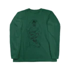 上戸マリー アートショップSUZURI店のClose your eyes and Open your TRUE eye Long Sleeve T-Shirt