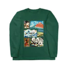 すとろべりーガムFactoryのドット浮世絵 Long Sleeve T-Shirt