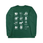 SU-KUのThe Zodiac of Fukushima(白抜き) Long Sleeve T-Shirt