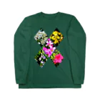 LalaHangeulの野の花シリーズ　X(エックス) ロングスリーブTシャツ