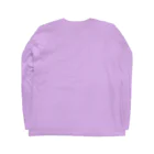 ヤママユ(ヤママユ・ペンギイナ)の着物ぺんぎんーいずれは菖蒲かエンペラーー Long Sleeve T-Shirt :back