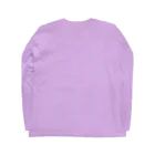 春風工房のLOVE AKITA ピンク Long Sleeve T-Shirt :back