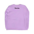 TSUKIKOU SHOP の投げキッスの女の子 Long Sleeve T-Shirt :back