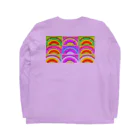 ✨🌈✨ユラクラカン🇯🇵 ✨🌈✨の🌈レインボーサンライズ🌈 ロングスリーブTシャツの裏面