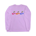 おやすみねんねのさくらんぼ(3色) Long Sleeve T-Shirt