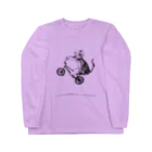 えのきのこのCat jumper ロングスリーブTシャツ