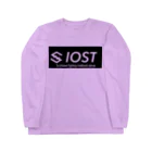 IOST_Supporter_CharityのIOST ロゴ+  ロングスリーブTシャツ