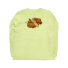 kumixmixのTONKATSU　SUKI Long Sleeve T-Shirt :back