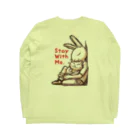 BeachBunnyのうさぎとねこ　Stay With Me Long Sleeve T-Shirt :back