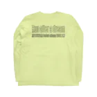 MITSUNORI OFFICIAL SHOPの追夢~Run after a dream~ 表裏プリント(インクジェット印刷） Long Sleeve T-Shirt :back