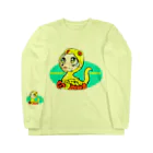 ちゃとらま　CHA10ramaのPEKEKO♡SNAKE ロングスリーブTシャツ