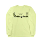 ShibuTのVolleyball(バレーボール) ロングスリーブTシャツ