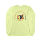 喫茶・シャム猫のSUPER CALICO CAT　since2004 ロングスリーブTシャツ