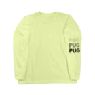 furebuhi　clubのグラフィックPUG！ ロングスリーブTシャツ